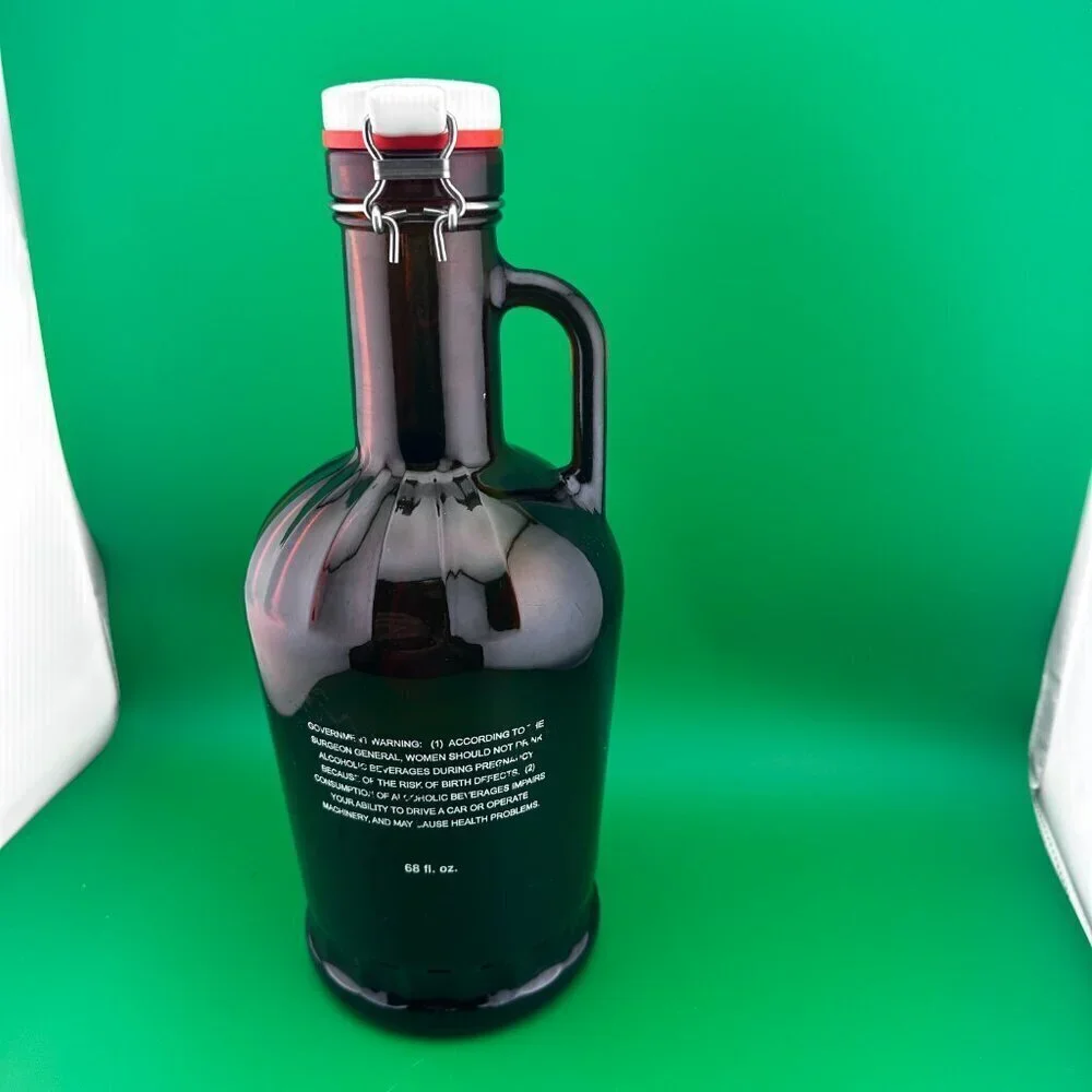 BLUE MOUNTAIN BREWERY RESEALABLE BEER GROWLER JUG VIRGINIA MOUNTAINS, 68 OZ, 2 L